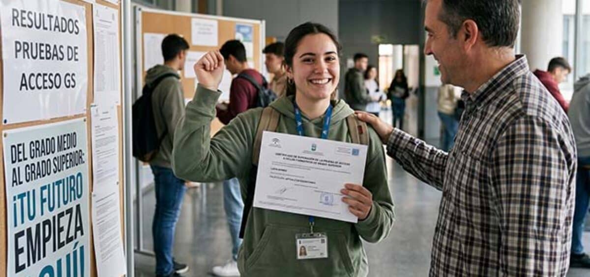 alumna que ha cambiado de grado medio a superior