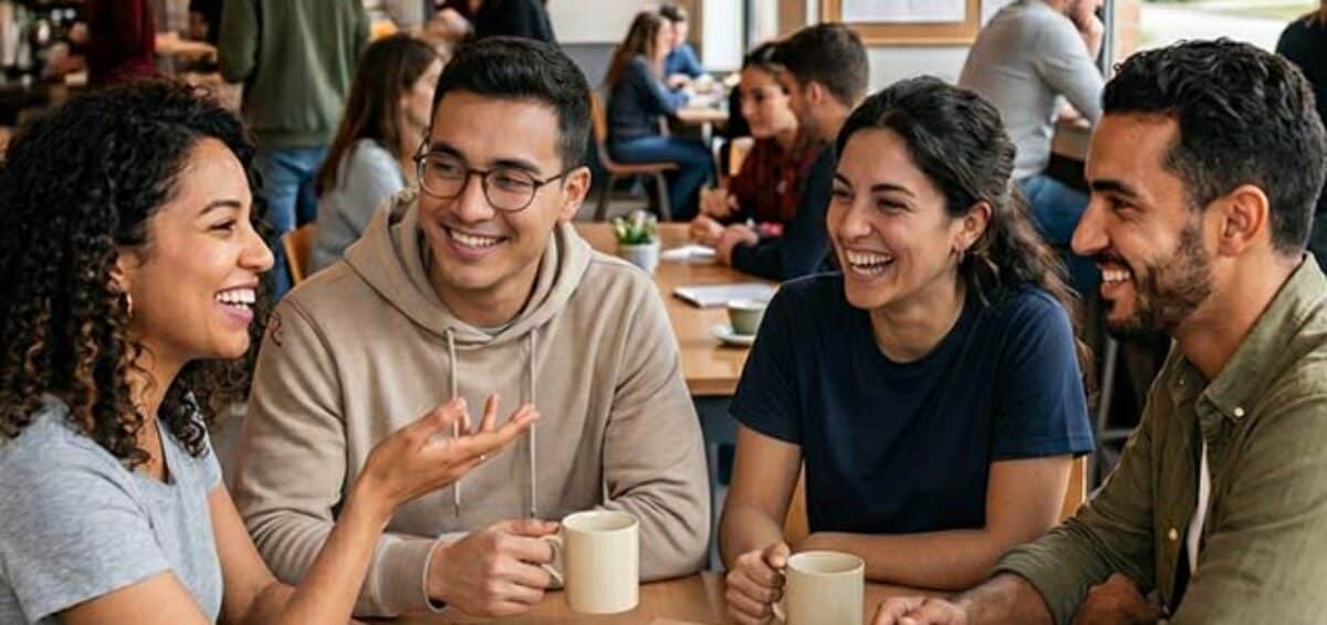 Habilidades Sociales: Qué Son, Tipos y Cómo Desarrollarlas 2 personas socializando